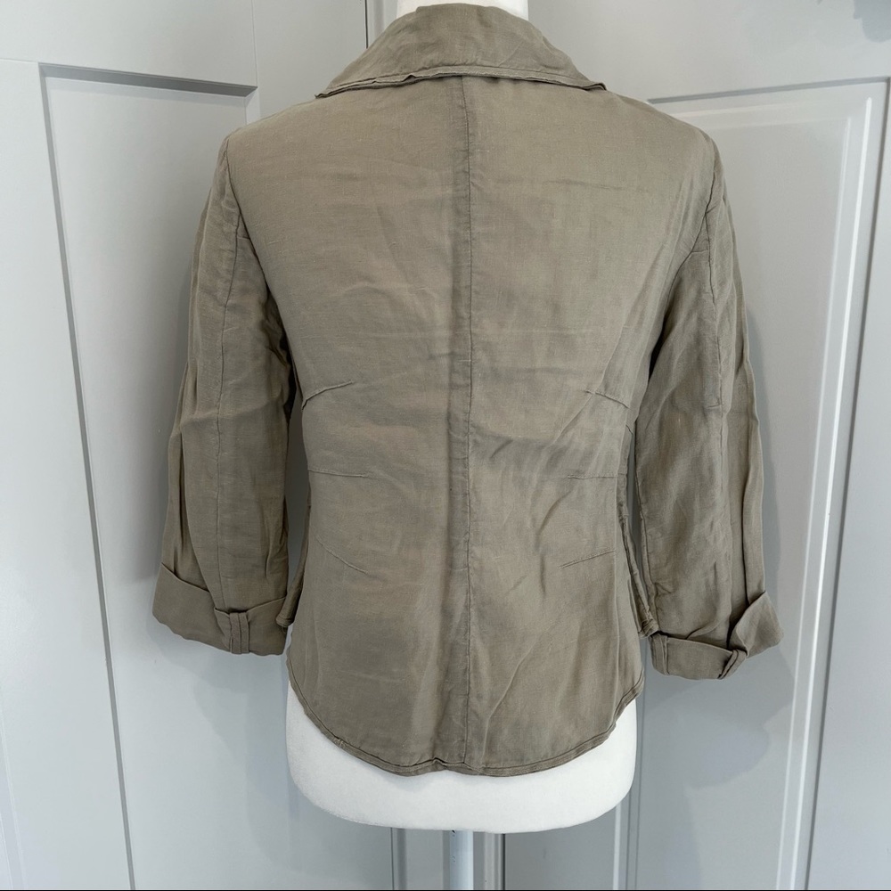 J.Jill Linen Blazer Sz XS/Petite - Picture 2 of 8